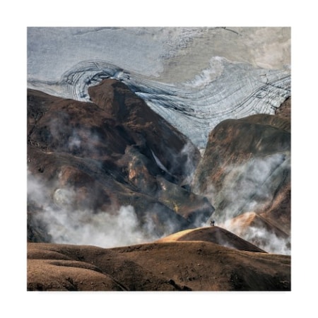 Maciej Duczynski 'Iceland Landscape 24' Canvas Art,18x18